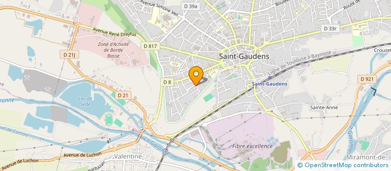 localisation de l'entreprise SCI GREZES ET FILLES  SAINT-GAUDENS