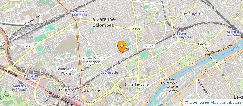localisation de l'entreprise SCI GREZIT MINVIELLE à COURBEVOIE