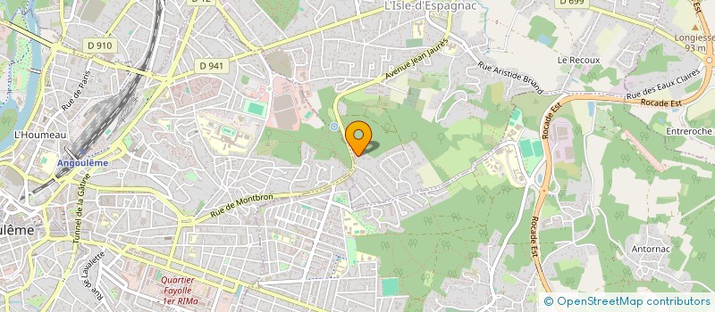 localisation de l'entreprise SCI GRG  L'ISLE-D'ESPAGNAC