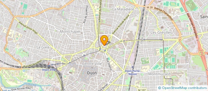 localisation de l'entreprise SCI GRG à DIJON