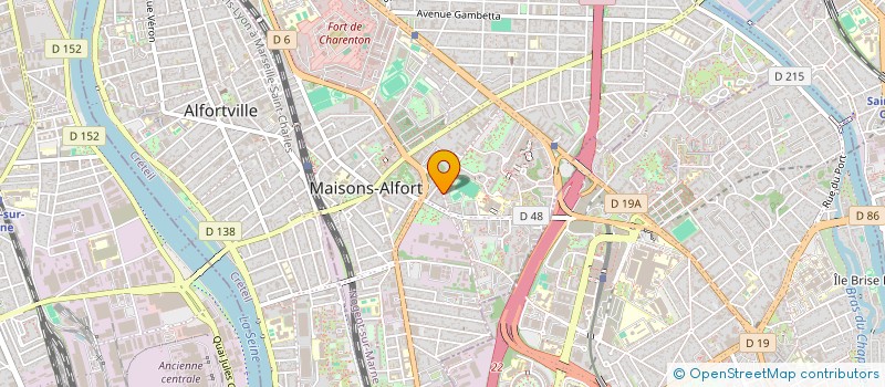 localisation de l'entreprise SCI GRIBEAU à MAISONS-ALFORT
