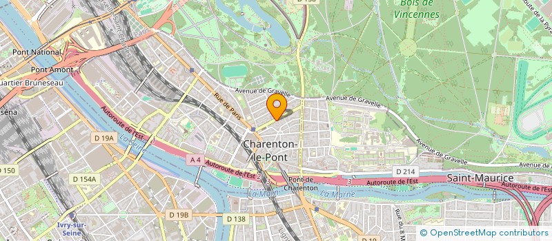 localisation de l'entreprise SCI GRIBOUILLE  CHARENTON-LE-PONT