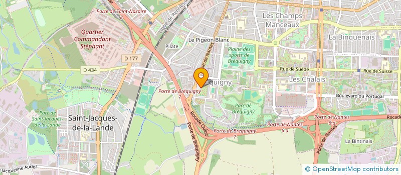 localisation de l'entreprise SCI GRIBOUILLE à RENNES