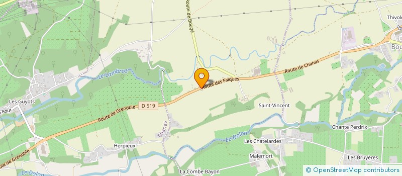 localisation de l'entreprise SCI GRIBOUILLE  AGNIN