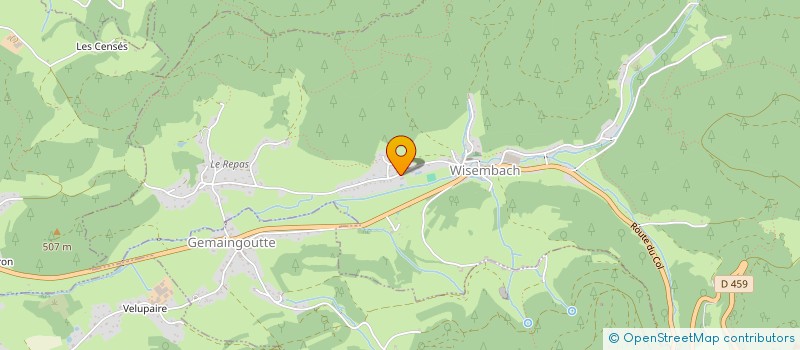 localisation de l'entreprise SCI GRIBOUILLE  WISEMBACH