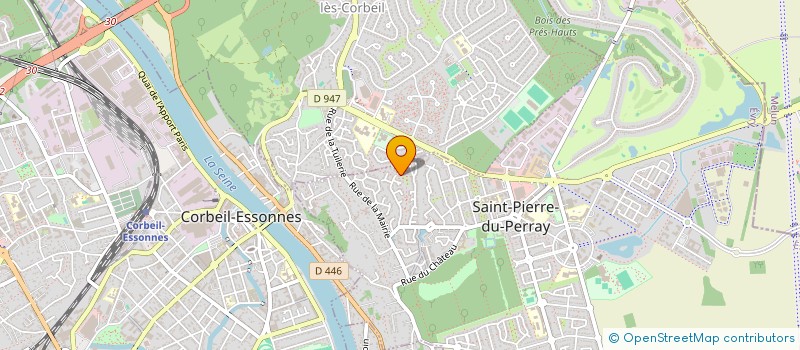 localisation de l'entreprise SCI GRIBOUILLE  MOISSY-CRAMAYEL