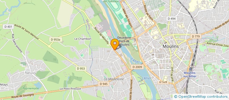 localisation de l'entreprise SCI GRIFFET à MOULINS