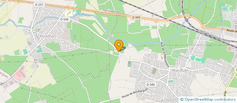 localisation de l'entreprise SCI GRIFFET ET FILLES  MANDUEL