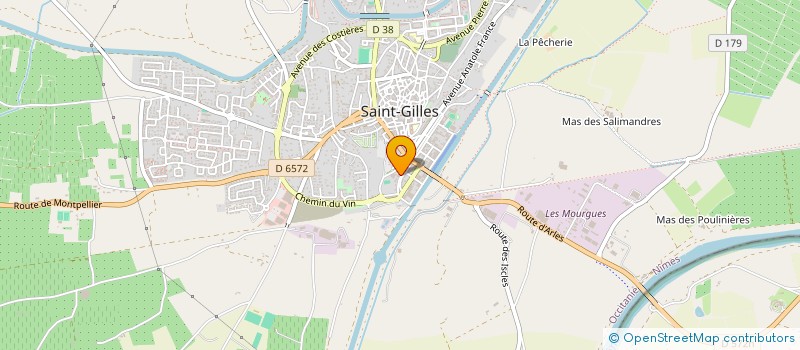 localisation de l'entreprise SCI GRIFFEUILLE à SAINT-GILLES