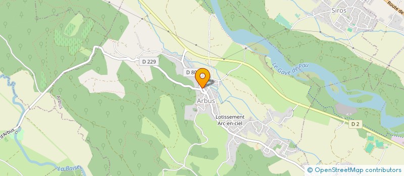 localisation de l'entreprise SCI GRIFFON  ARBUS