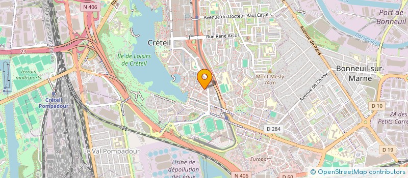 localisation de l'entreprise SCI GRIFFONS à CRETEIL