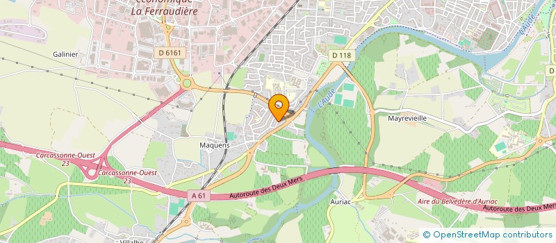 localisation de l'entreprise SCI GRIGNAN à CARCASSONNE