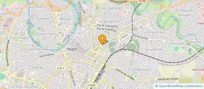 localisation de l'entreprise SCI GRIGNAND à NIORT