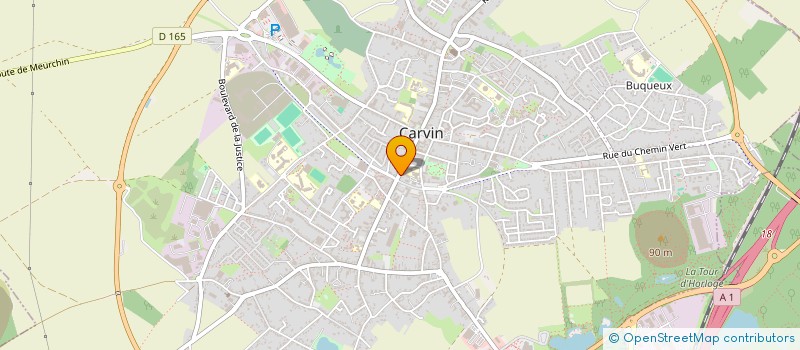 localisation de l'entreprise SCI GRIGNION INVESTISSEMENT  CARVIN