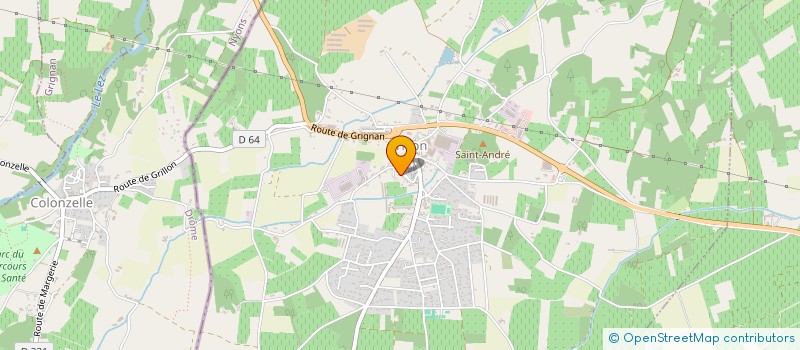 localisation de l'entreprise SCI GRILHOUN  GRILLON