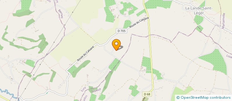 localisation de l'entreprise SCI GRIM  LA LANDE-SAINT-LEGER