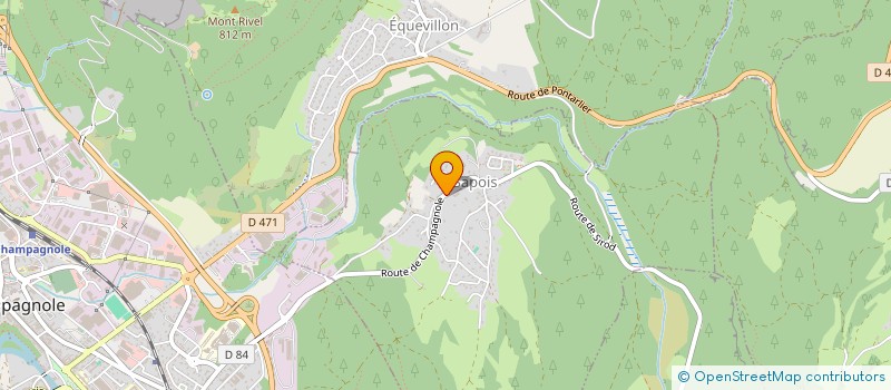 localisation de l'entreprise SCI GRIM  SAPOIS