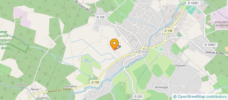 localisation de l'entreprise SCI GRIMA  LA BREDE