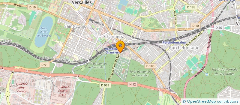 localisation de l'entreprise SCI GRIMA à VERSAILLES