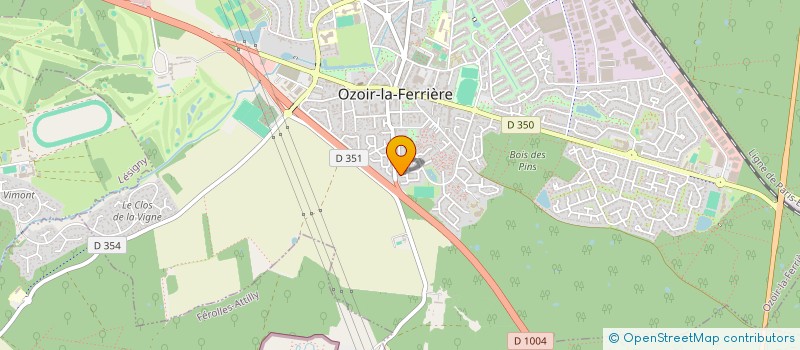 localisation de l'entreprise SCI GRIMAL  OZOIR-LA-FERRIERE