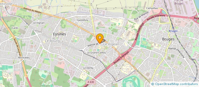 localisation de l'entreprise SCI GRIMAL  EYSINES