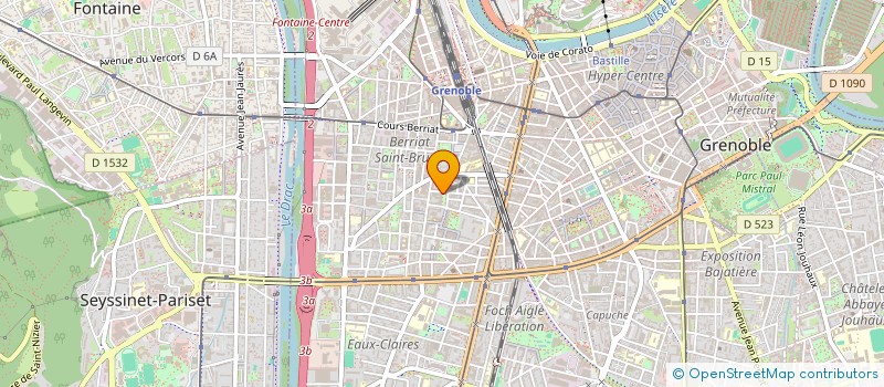 localisation de l'entreprise SCI GRIMAL VANSTRACEELE  GRENOBLE