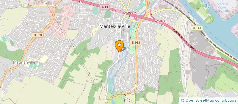 localisation de l'entreprise SCI GRIMALDI COSIMO 2  MANTES-LA-VILLE