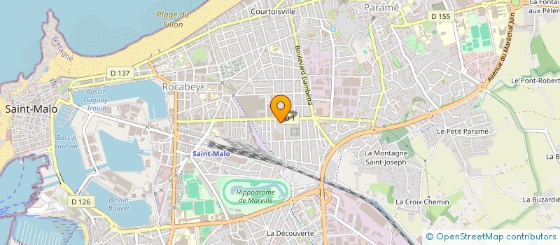 localisation de l'entreprise SCI GRIMANDRI  SAINT-MALO