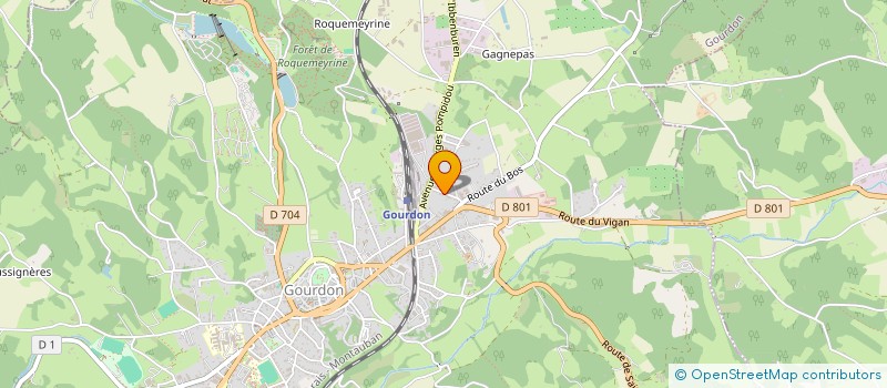 localisation de l'entreprise SCI GRIMARDET  GOURDON