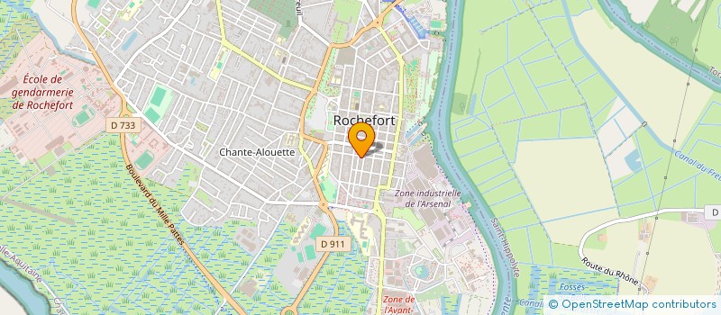 localisation de l'entreprise SCI GRIMAUD  ROCHEFORT