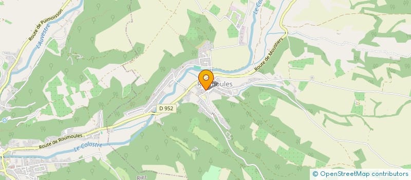 localisation de l'entreprise SCI GRIMAUD  ROUMOULES