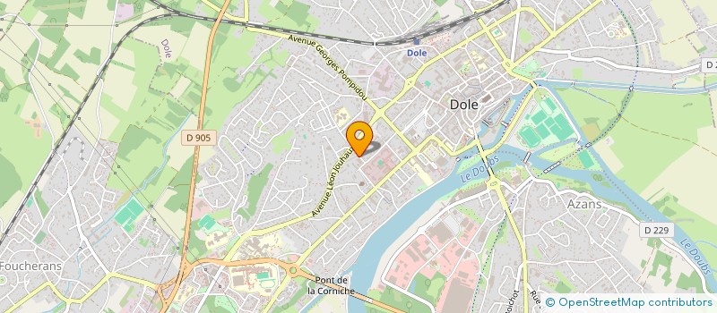localisation de l'entreprise SCI GRIMAUD à DOLE