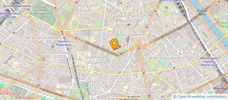 localisation de l'entreprise SCI GRIMBERG CORVISART à PARIS