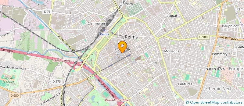 localisation de l'entreprise SCI GRIMGI  REIMS