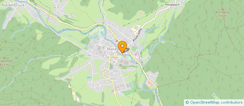 localisation de l'entreprise SCI GRIMLER  MASEVAUX-NIEDERBRUCK