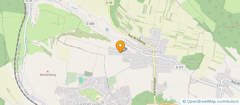 localisation de l'entreprise SCI GRIMMER A.P.  THEDING