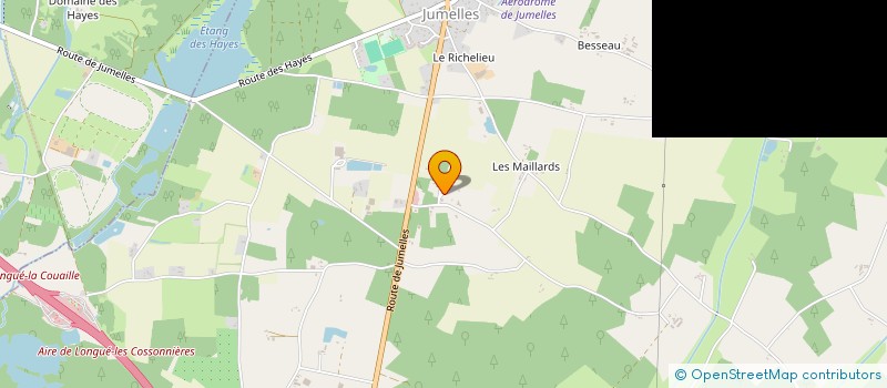 localisation de l'entreprise SCI GRIMMO  LONGUE-JUMELLES