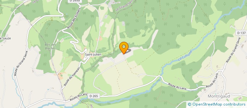 localisation de l'entreprise SCI GRIMO  VALHERBASSE