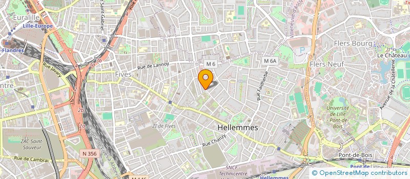 localisation de l'entreprise SCI GRIMONPON-BOIS D'ANNAPES à LILLE