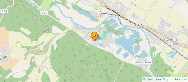 localisation de l'entreprise SCI GRIMONPONT  CLEF VALLEE D'EURE