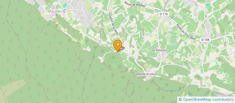 localisation de l'entreprise SCI GRIMOULETTE  OPPEDE