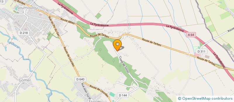 localisation de l'entreprise SCI GRIMS  ESPOEY