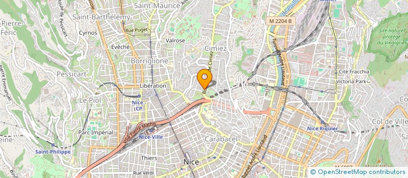 localisation de l'entreprise SCI GRINDA ET CIE à NICE