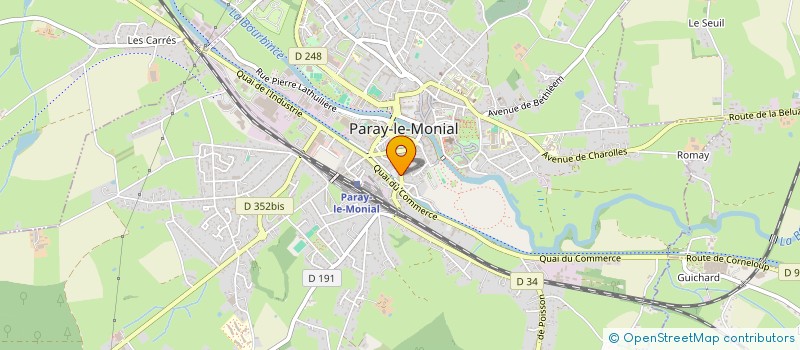 localisation de l'entreprise SCI GRINDEL  PARAY-LE-MONIAL