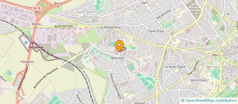localisation de l'entreprise SCI GRINGO à CAEN