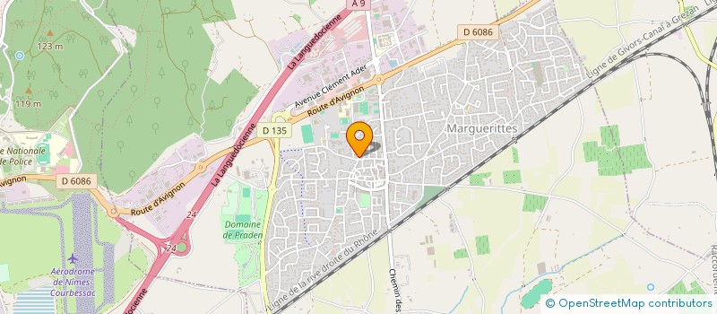 localisation de l'entreprise SCI GRIOTTO à MARGUERITTES
