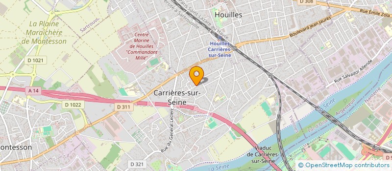 localisation de l'entreprise SCI GRIPI  CARRIERES-SUR-SEINE