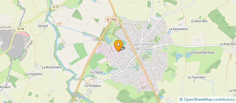 localisation de l'entreprise SCI GRIS à MONTAIGU-VENDEE