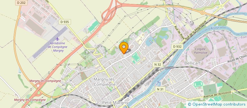 localisation de l'entreprise SCI GRIS INVESTISSEMENTS  CLAIROIX