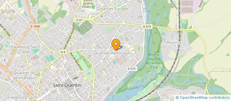 localisation de l'entreprise SCI GRIS-RICHET à SAINT-QUENTIN